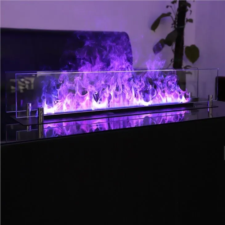 color changing fireplace with water